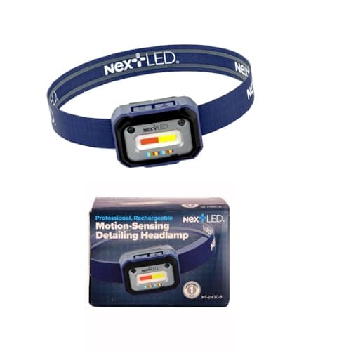 NextLED NT-2143C-B Auto Detail Headlamp with Motion Sensor