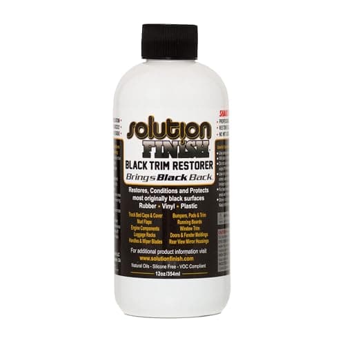 Solution Finish Black Plastic & Vinyl Trim Restorer