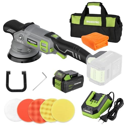 WORKPRO 20V Cordless Buffer Polisher Kit (W125261)