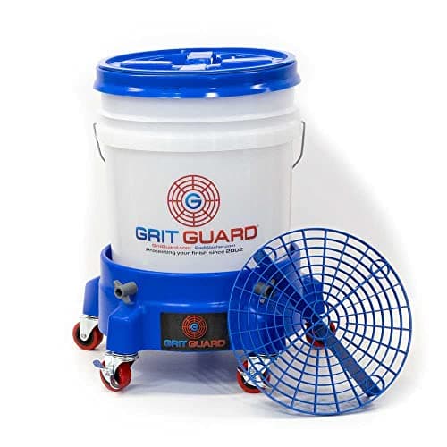 Grit Guard 5 Gallon Washing System (Bucket, Guard, Dolly, Gamma Seal Lid)